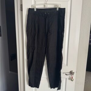ATHLETA, linen, blk, comfort, worn 1x